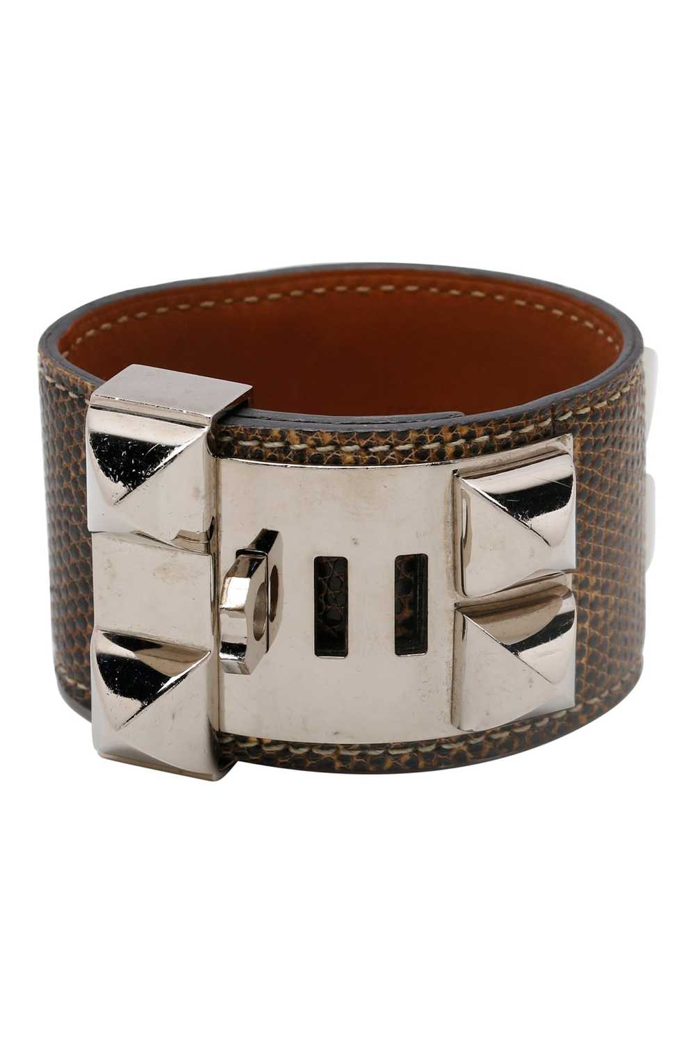 Hermes Hermès Lizard Collier de Chien Leather Wi… - image 3