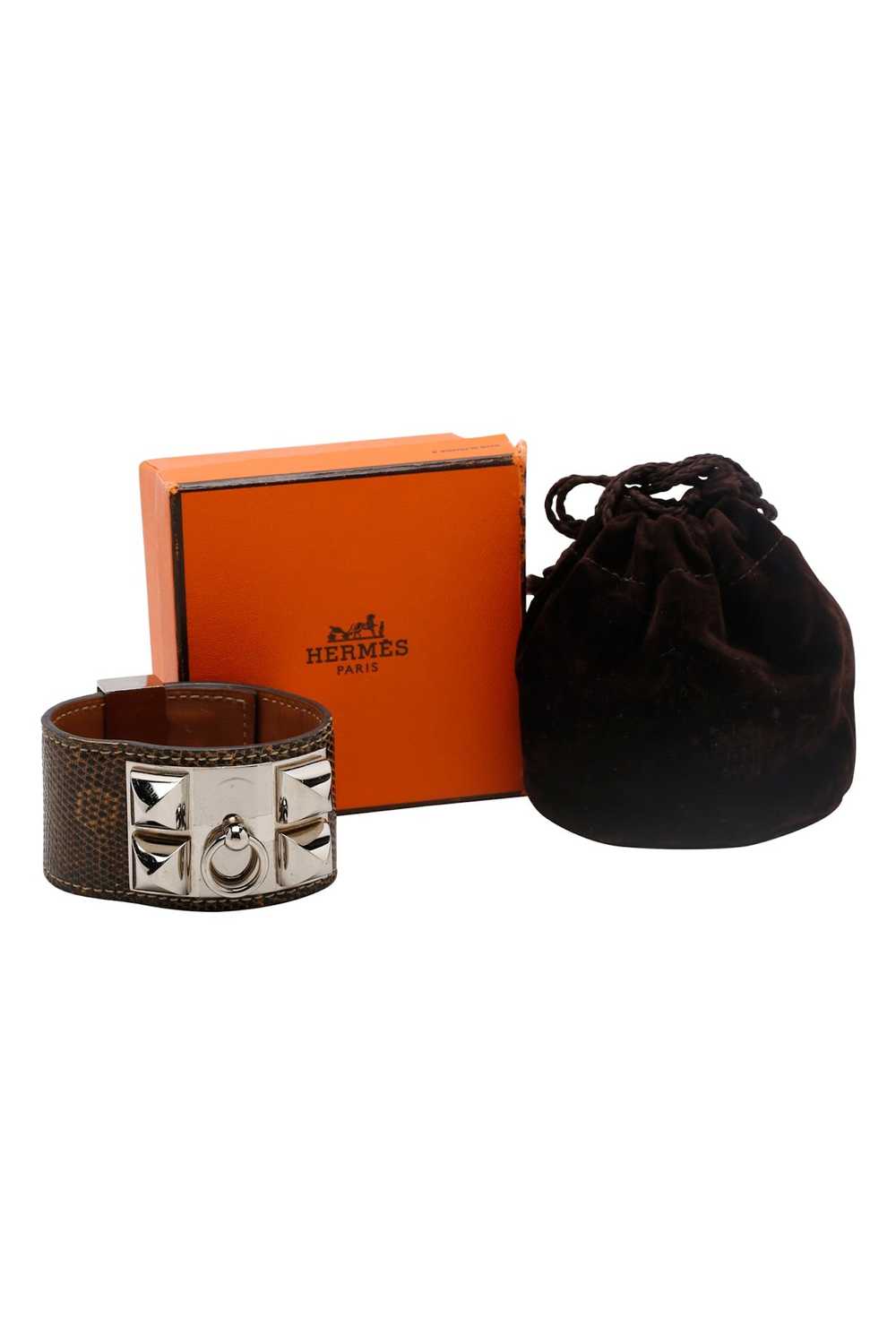 Hermes Hermès Lizard Collier de Chien Leather Wi… - image 8