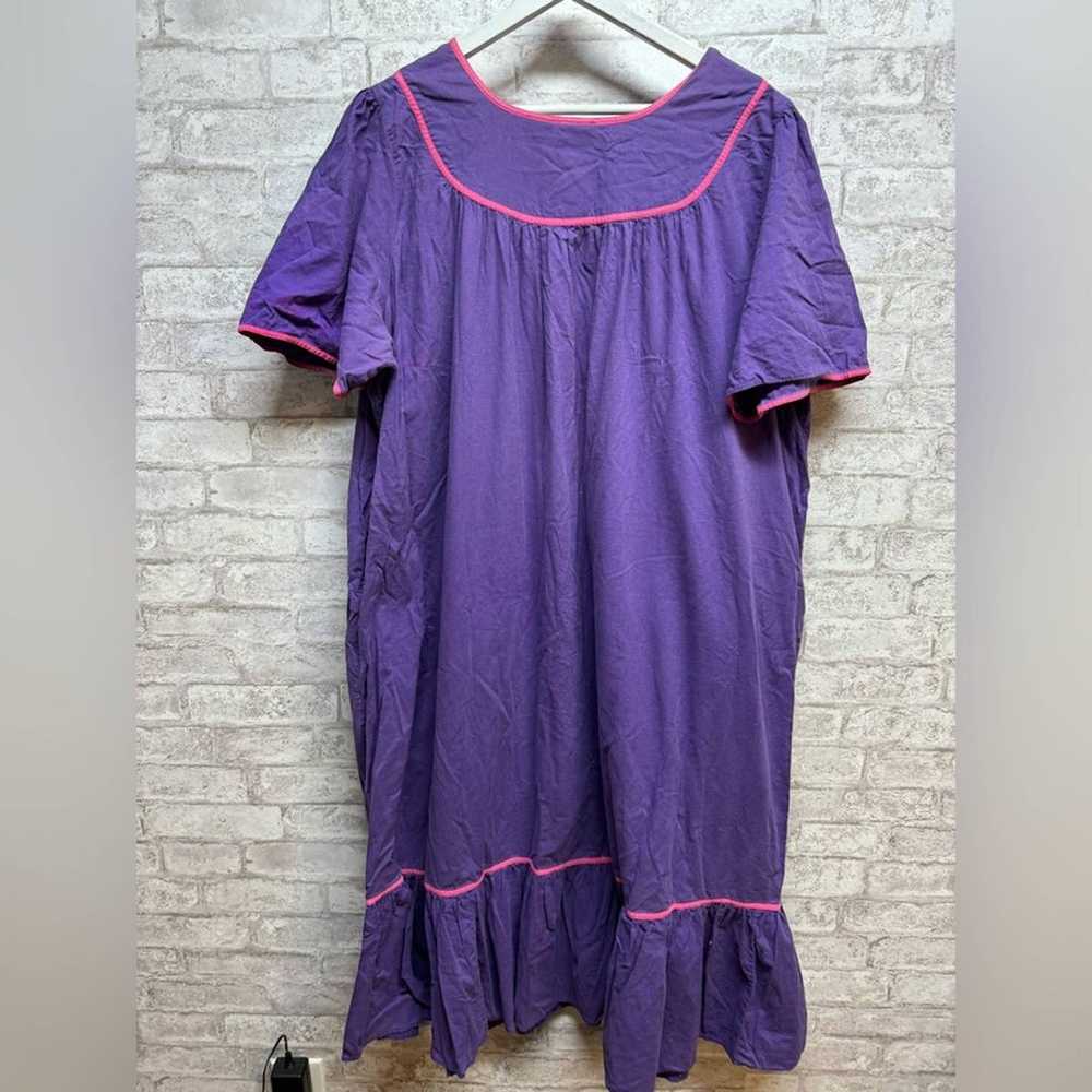 Blair vintage dress nightgown women’s XL embroide… - image 2