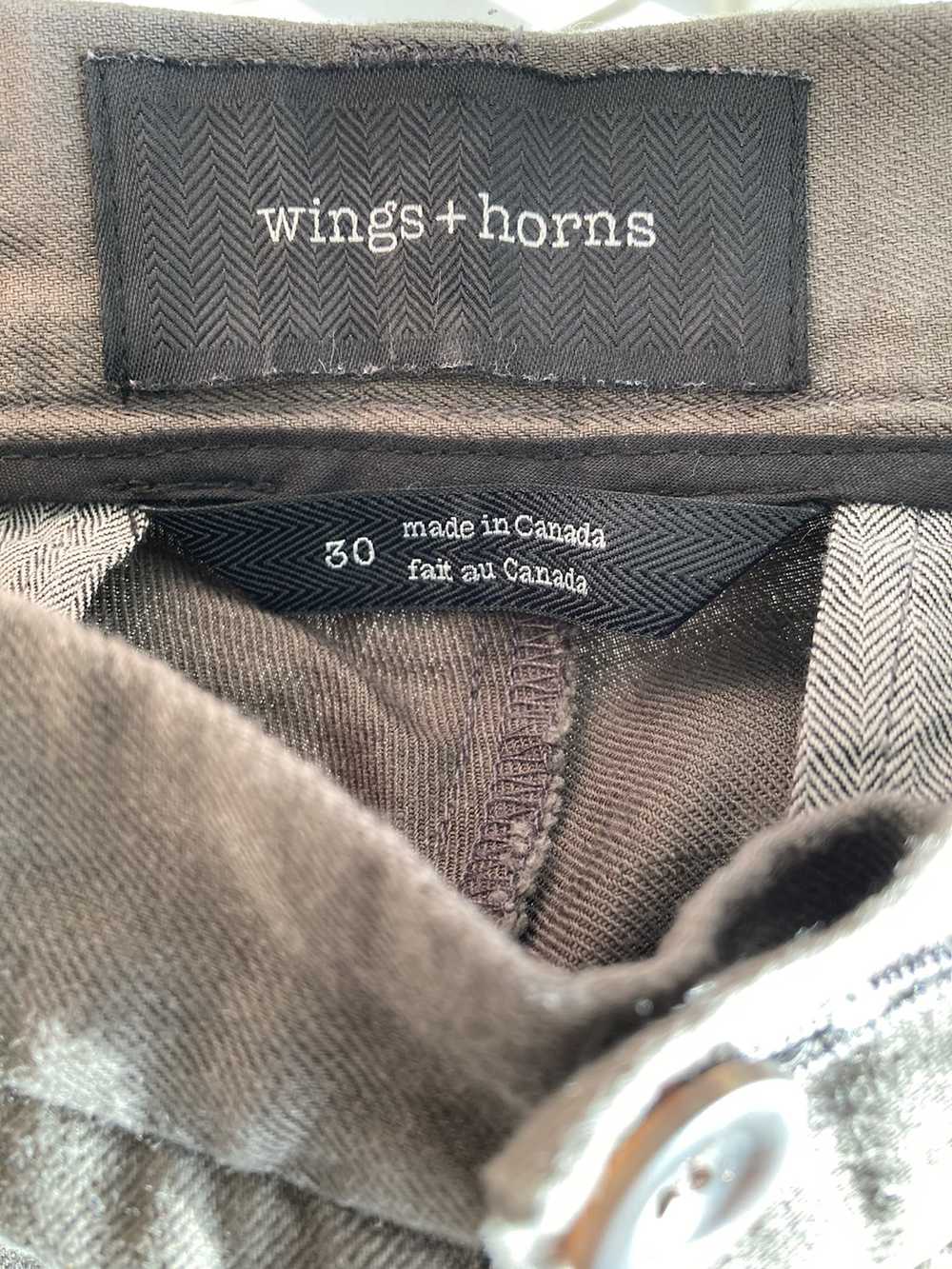 Wings + Horns Linen twill Tokyo pant - image 2
