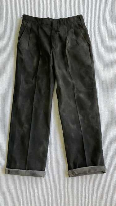Handmade Painted Black Patterned Pant