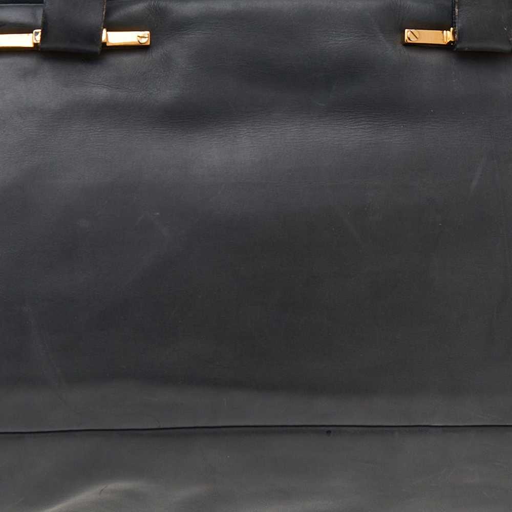 Lanvin Lanvin Dark Grey/Black Leather Satchel - image 5