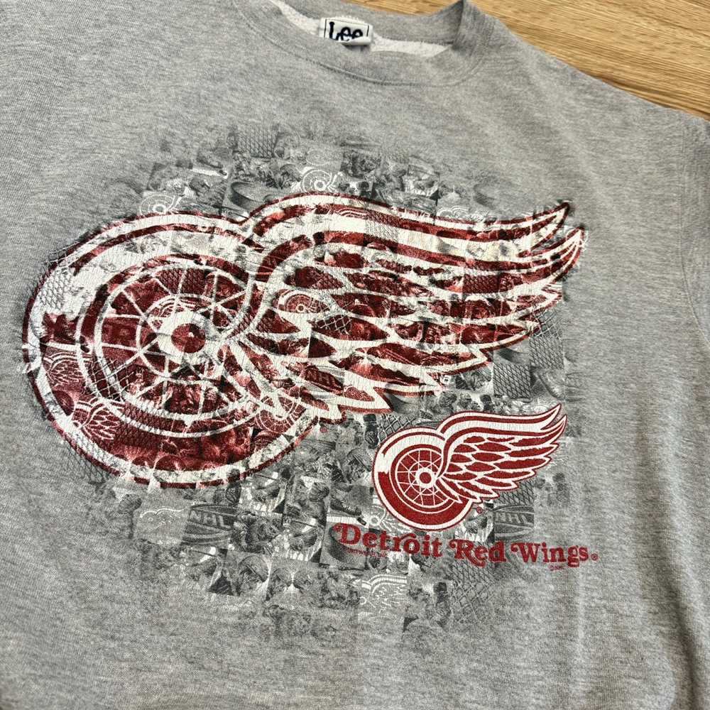 Lee × NHL × Vintage Vintage Detroit Red Wings Lee… - image 2