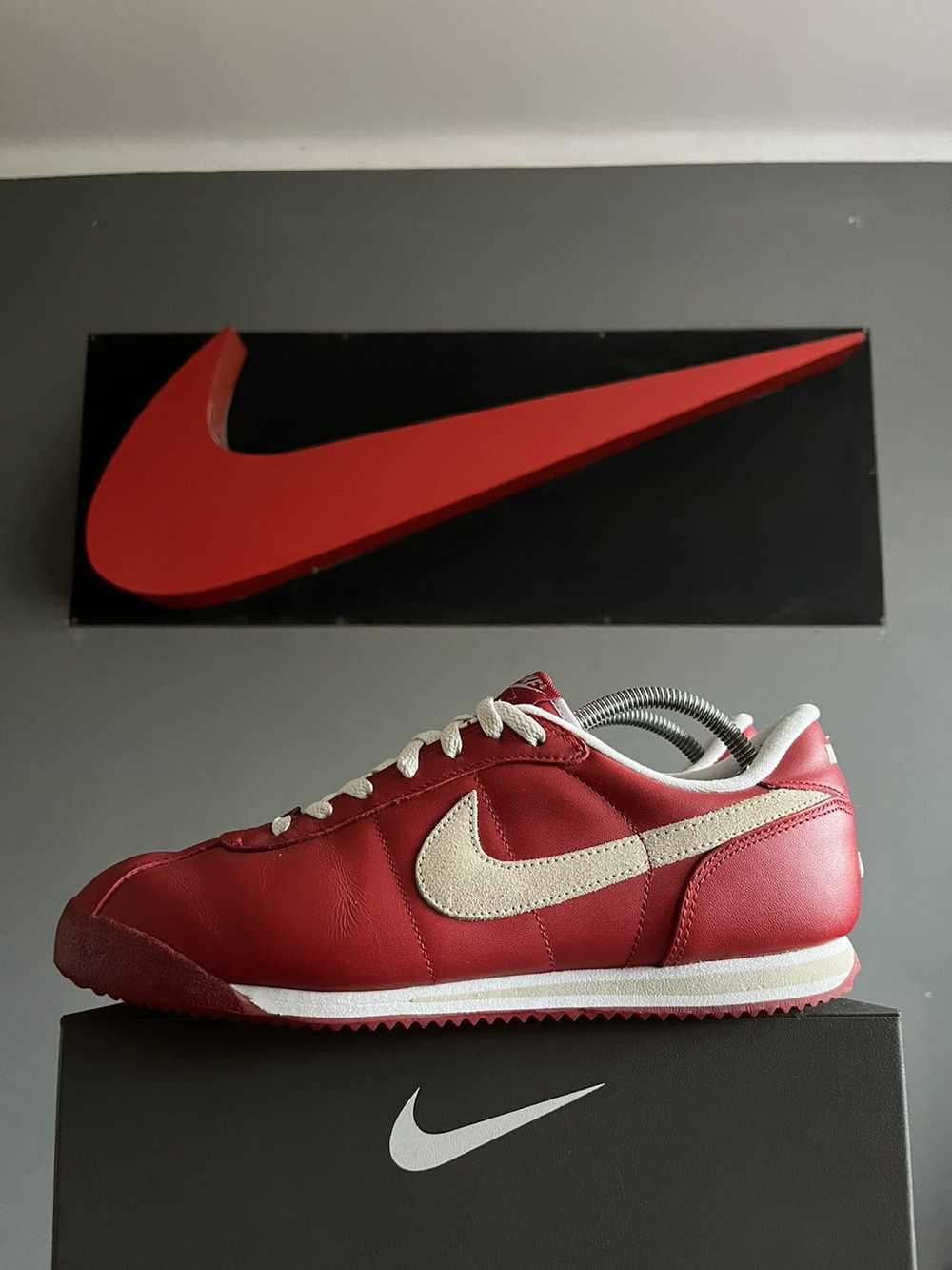 Nike × Vintage Vintage Y2K Nike Cortez Red Beige … - image 2