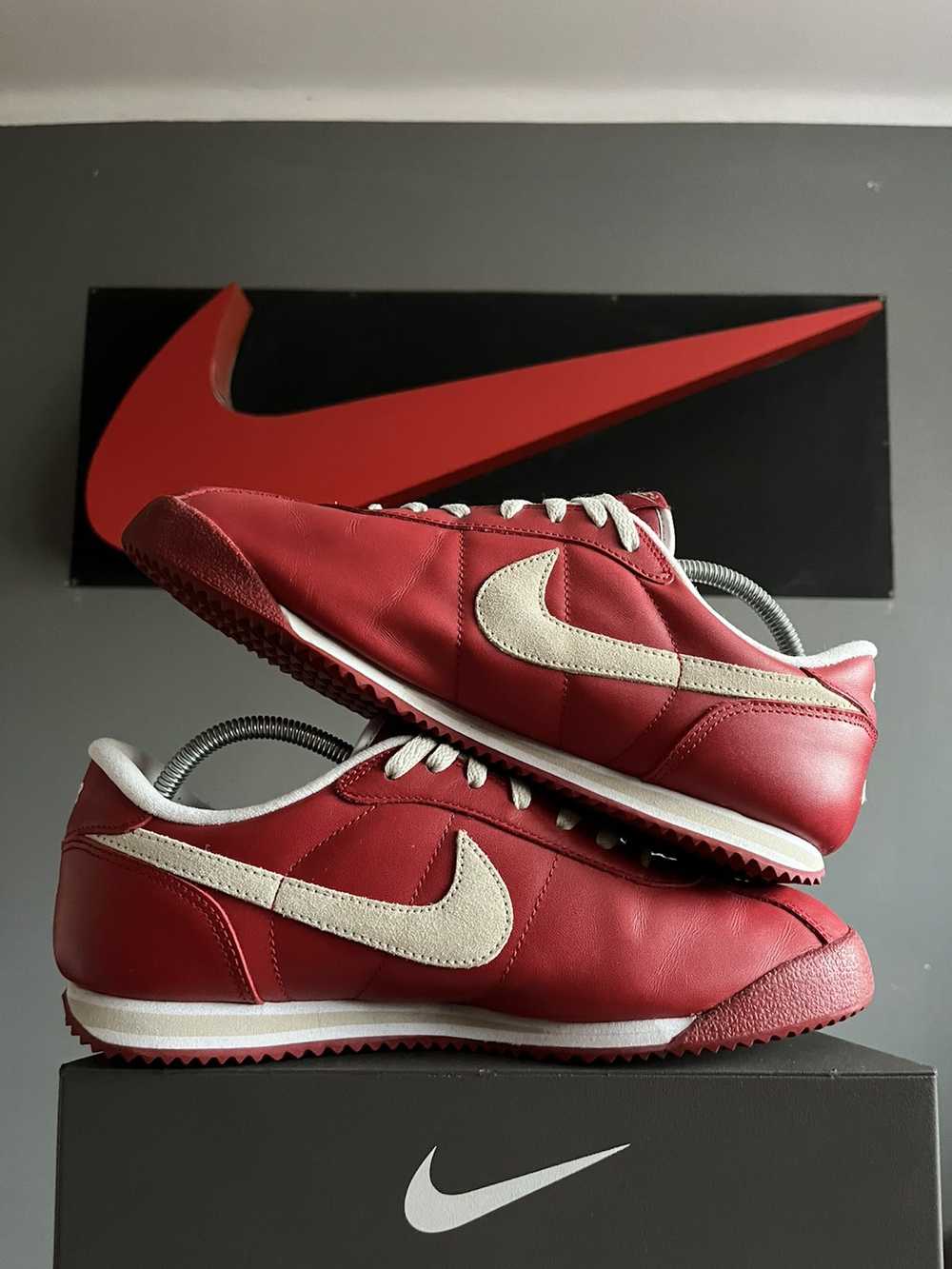 Nike × Vintage Vintage Y2K Nike Cortez Red Beige … - image 7