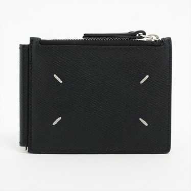 Maison Margiela ピンク ウォレットS56UI0112 P0399 Maison Margiela メゾンマルジェラ 二つ折り レザー ジップ