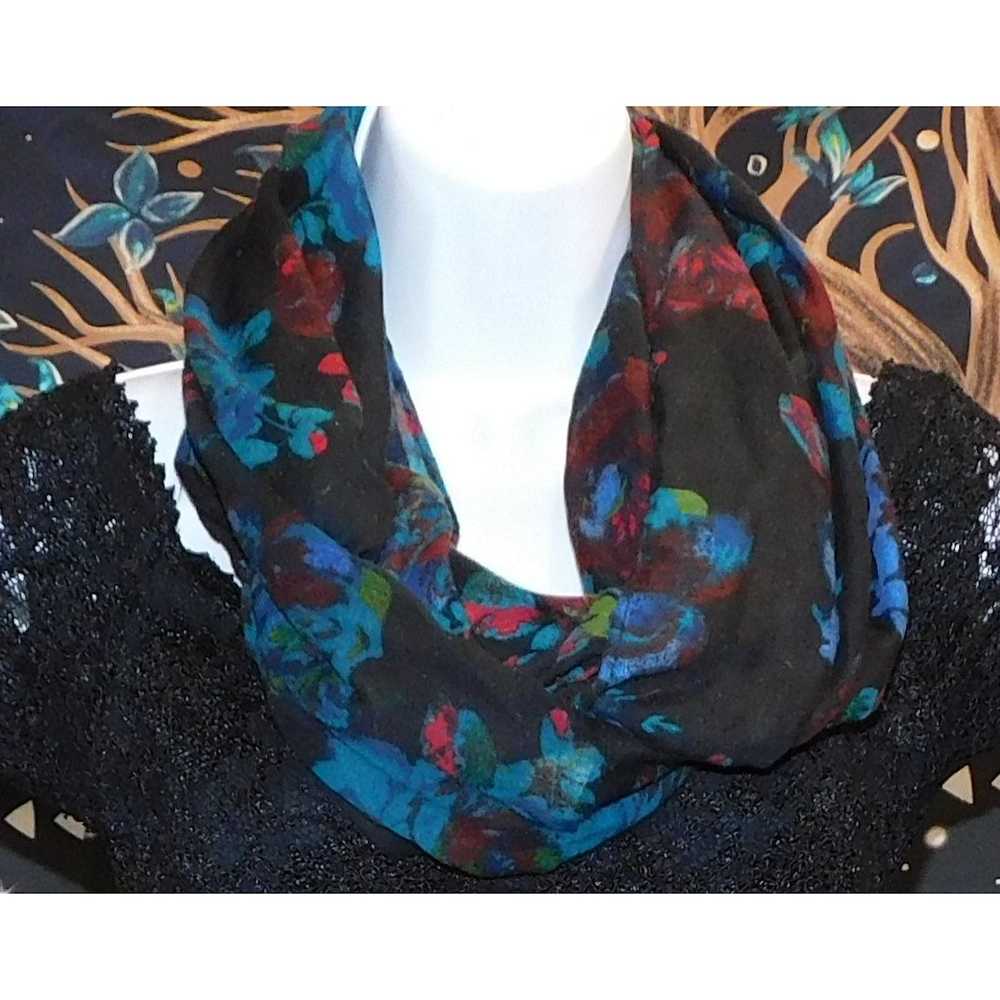 Other Aerie Floral Infinity Scarf - image 2