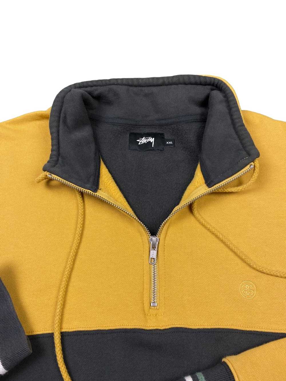 Stussy Stussy 1/4 Zip Color Block Pullover Sweater - image 4