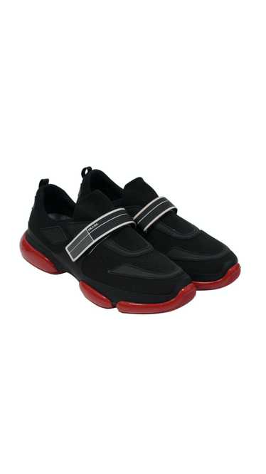 Prada Cloudbust Sneakers Black Red Nylon - 01879