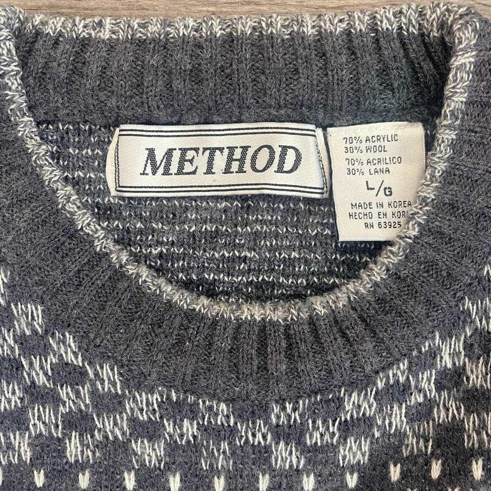 Method × Vintage Vintage 90s Method Gray White Bl… - image 3