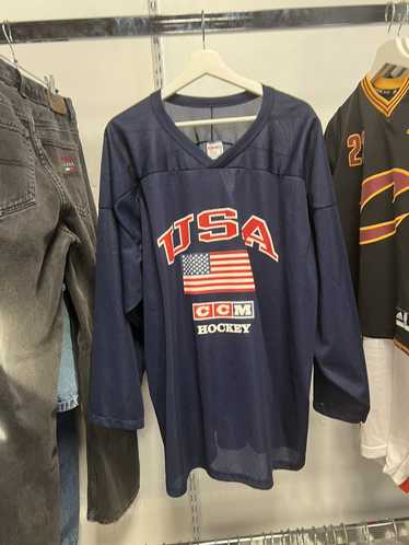 Ccm × Vintage Vintage USA Hockey Jersey