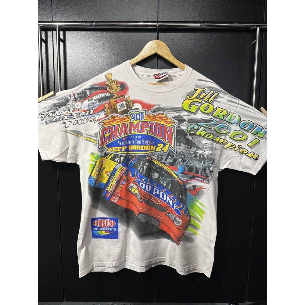 Chase Authentics NASCAR 01 Jeff Gordon T-shirt Wi… - image 1