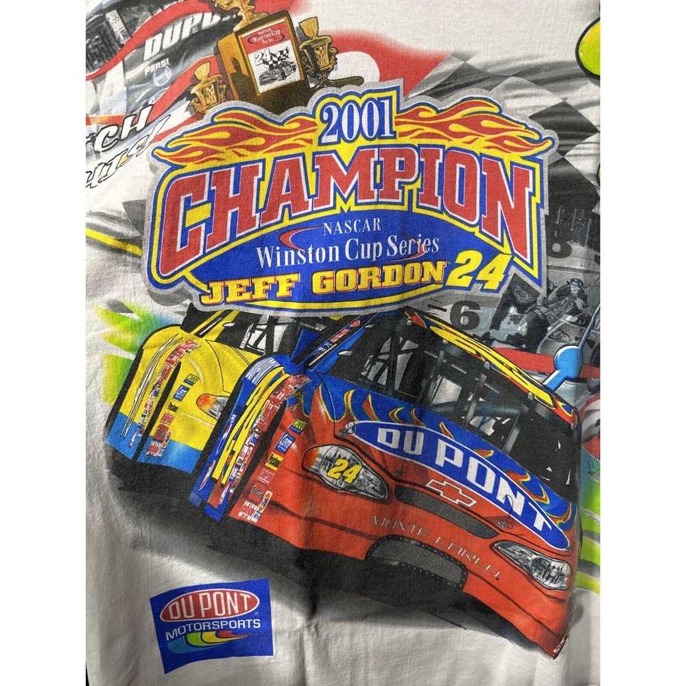 Chase Authentics NASCAR 01 Jeff Gordon T-shirt Wi… - image 3