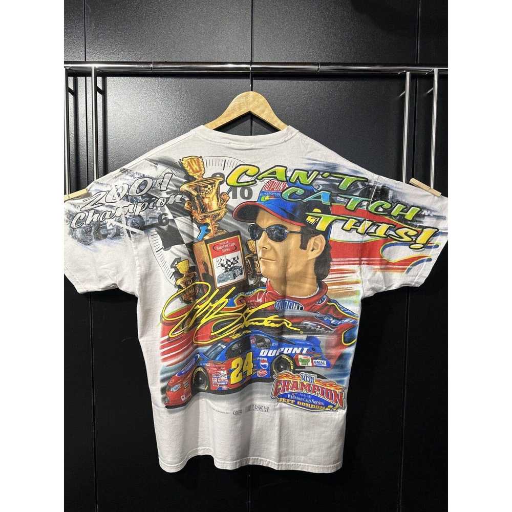 Chase Authentics NASCAR 01 Jeff Gordon T-shirt Wi… - image 5