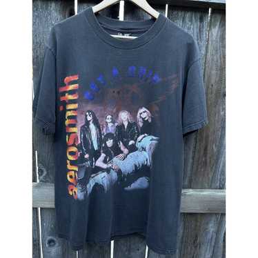 【得価お得】XL Aerosmith Tシャツ バンドT レア Vintage 3 Tシャツ