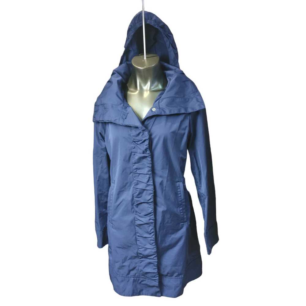 Other Rain Forest Women's Navy Blue Hooded Rain J… - image 1