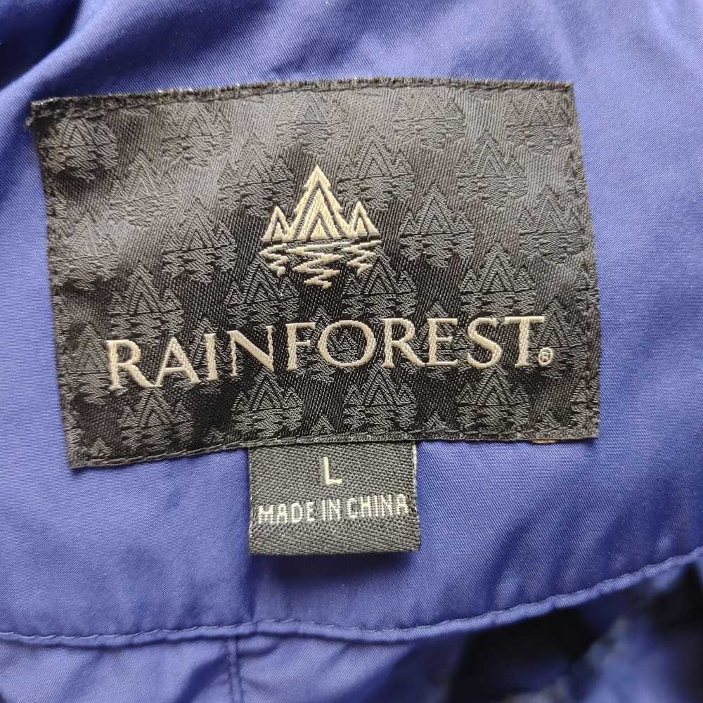 Other Rain Forest Women's Navy Blue Hooded Rain J… - image 3