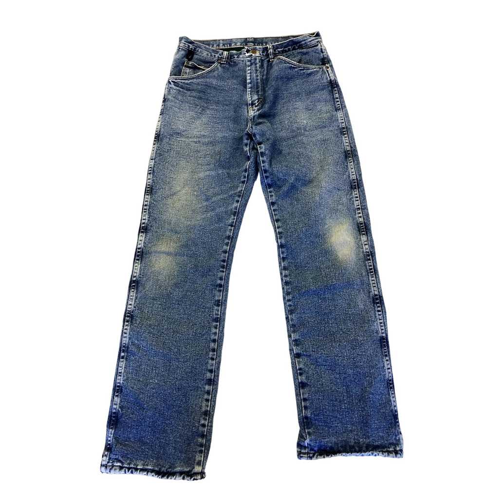 Wrangler 90's Wrangler INSULATED Blue Jeans FLANN… - image 1