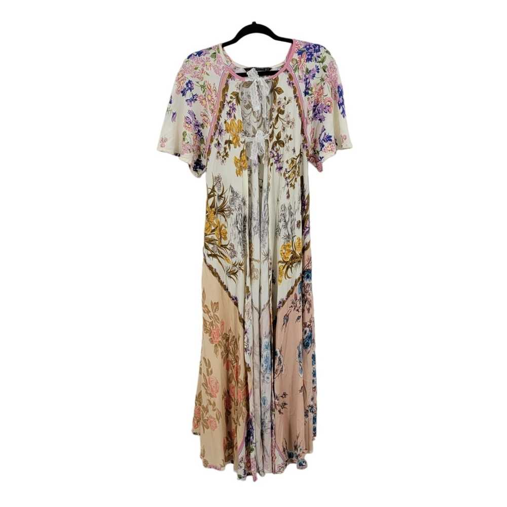 Zara Upcycled Zara Floral Patchwork Maxi Duster M… - image 10