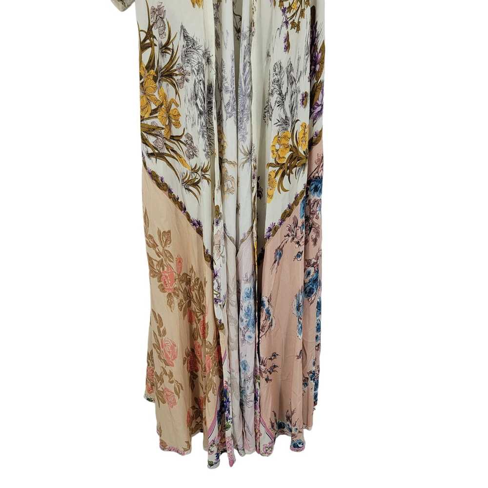 Zara Upcycled Zara Floral Patchwork Maxi Duster M… - image 6