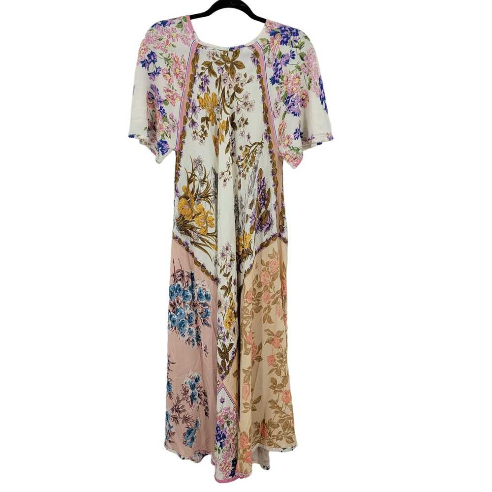 Zara Upcycled Zara Floral Patchwork Maxi Duster M… - image 7