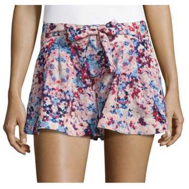 Parker Parker Floral Print Pleated Shorts