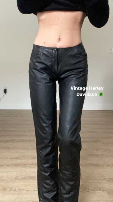 Harley Davidson × Very Rare Leather Pants Wonderfu