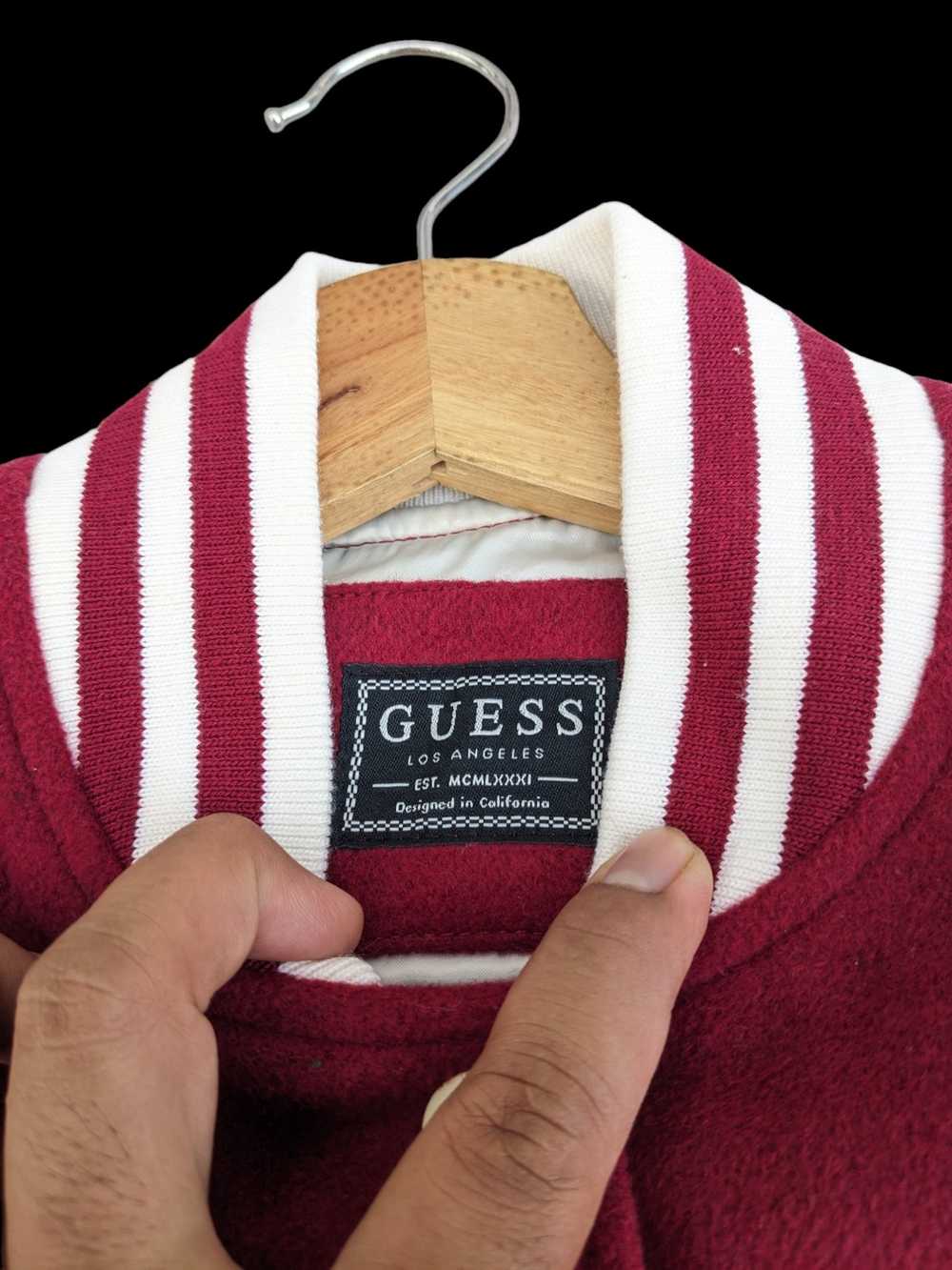 Guess × Streetwear × Varsity Jacket GUESS ROSE EM… - image 2