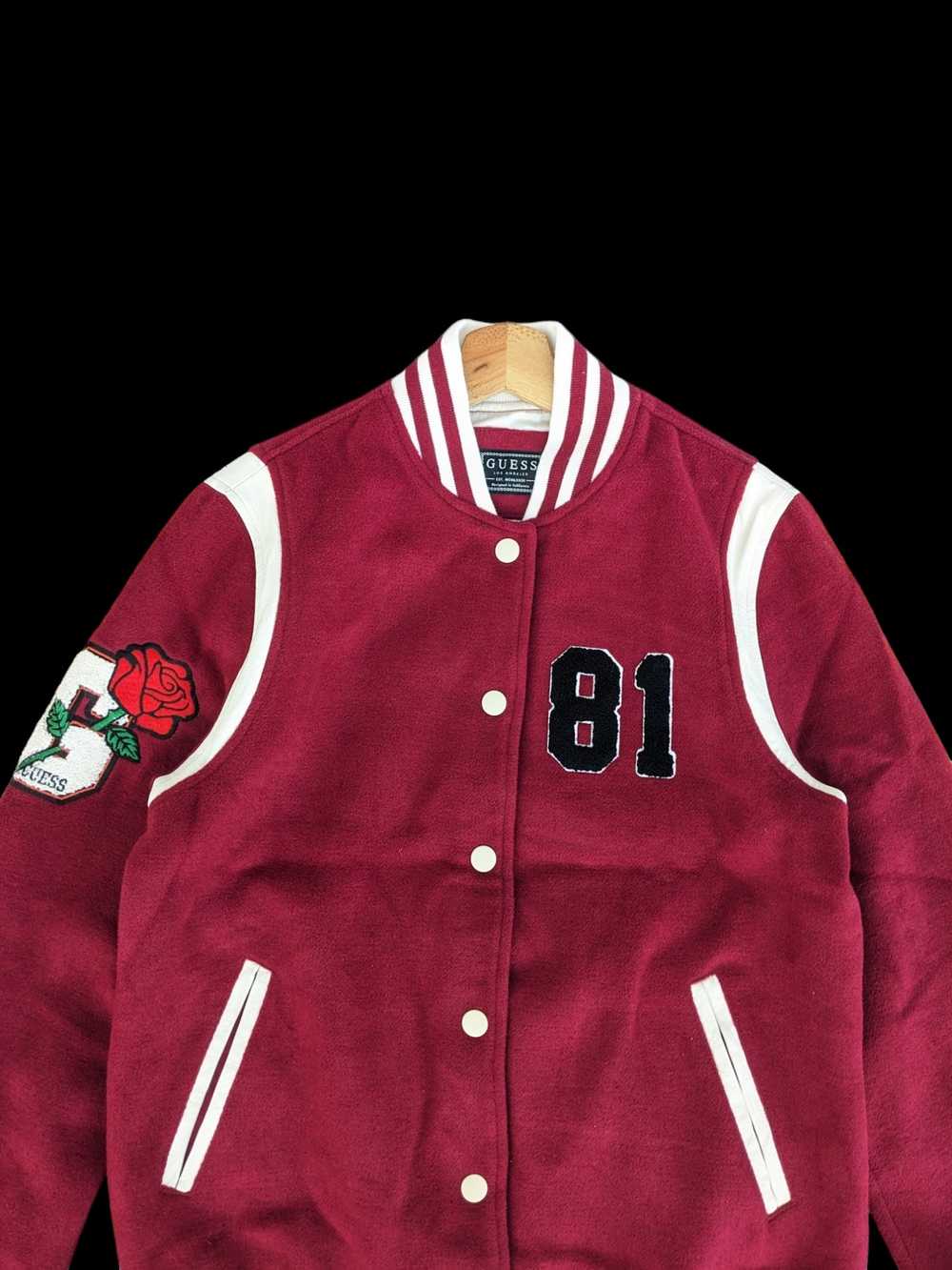 Guess × Streetwear × Varsity Jacket GUESS ROSE EM… - image 5