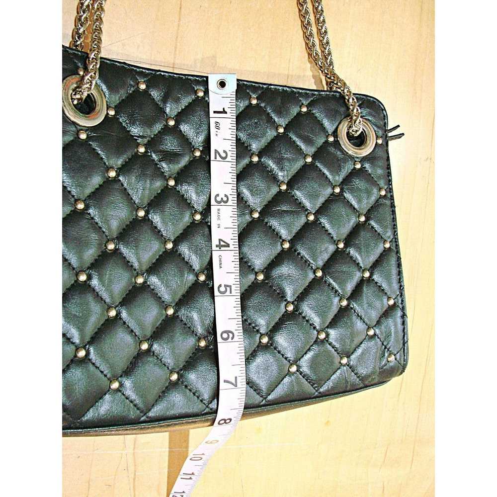 Chicos Chicos Handbag Quilted Studded Animal Prin… - image 10