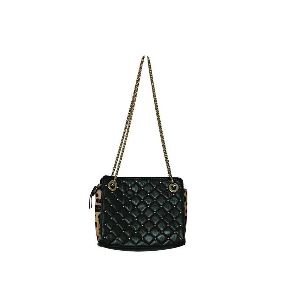 Chicos Chicos Handbag Quilted Studded Animal Prin… - image 2