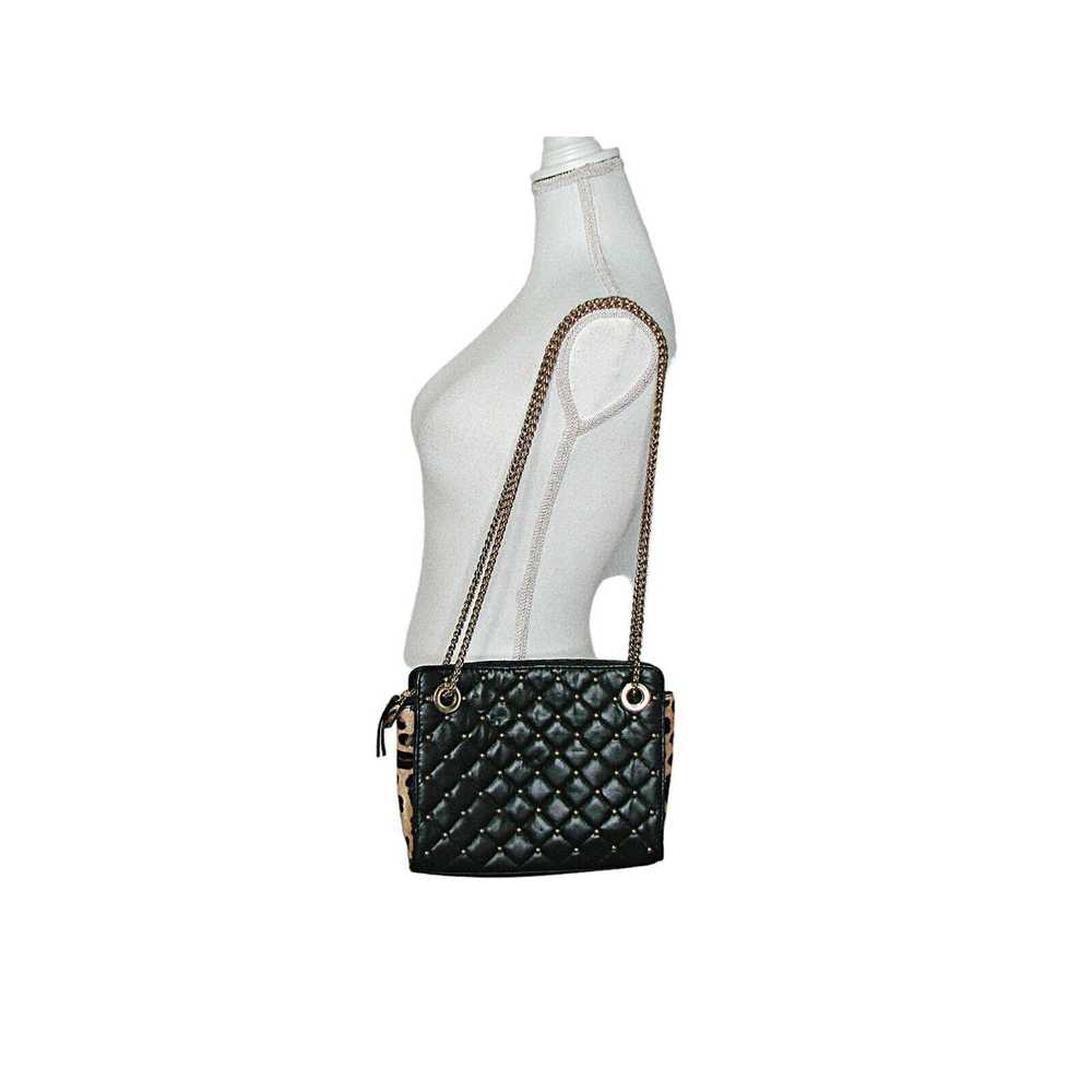 Chicos Chicos Handbag Quilted Studded Animal Prin… - image 4