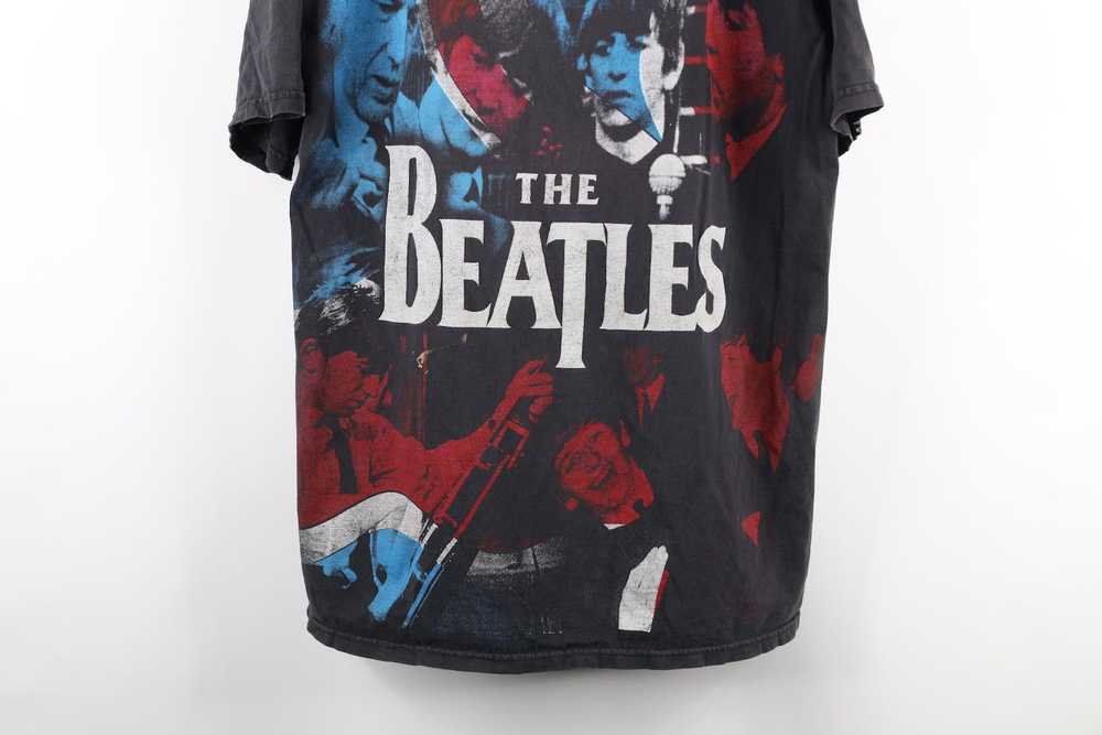 Vintage Vintage 90s All Over Print The Beatles Ba… - image 3