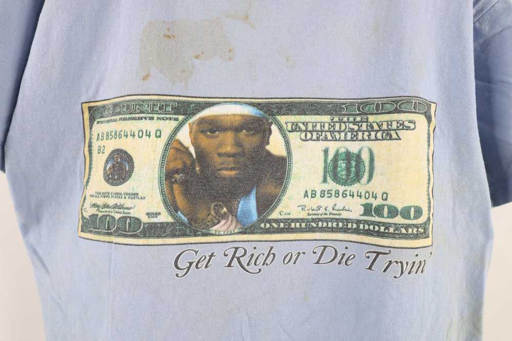 Vintage Vintage Y2K Thrashed 50 Cent Get Rich or … - image 4