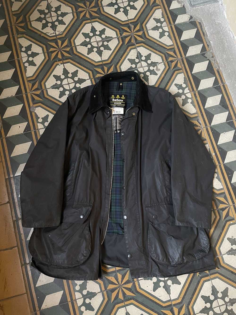 Barbour × Vintage × Waxed Classic Barbour A206 A2… - image 1