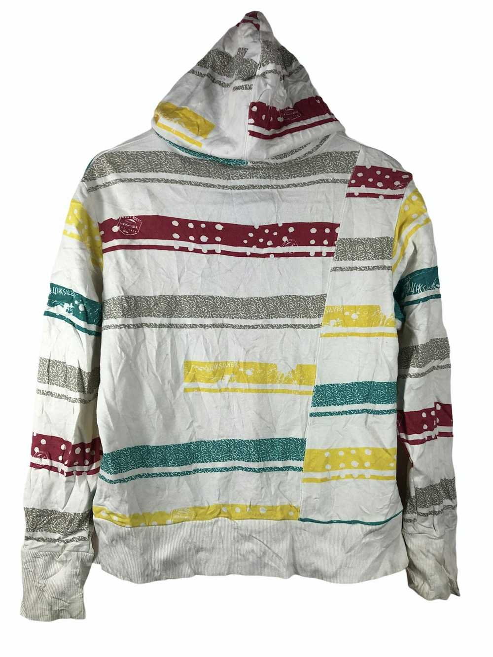 Quicksilver VINTAGE QUIKSILVER HOODIES WHITE SWEA… - image 2