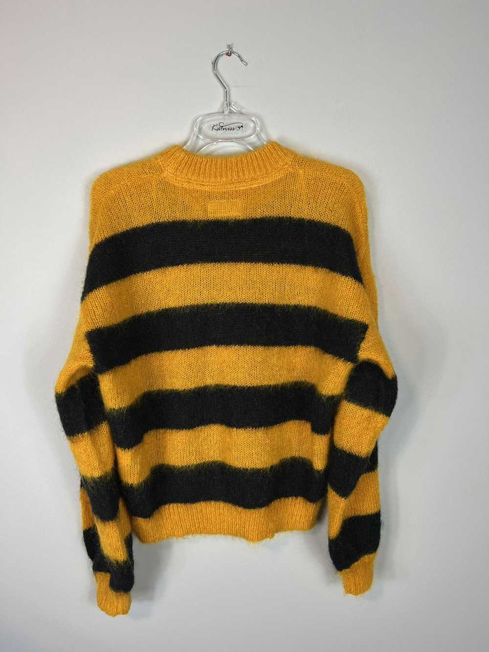 Streetwear × Vintage Mohair striped jumper sweate… - image 2