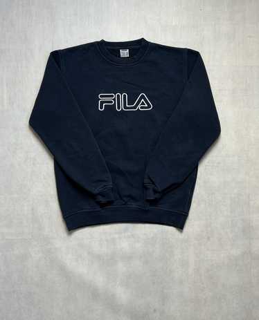 Fila best sale spellout sweatshirt