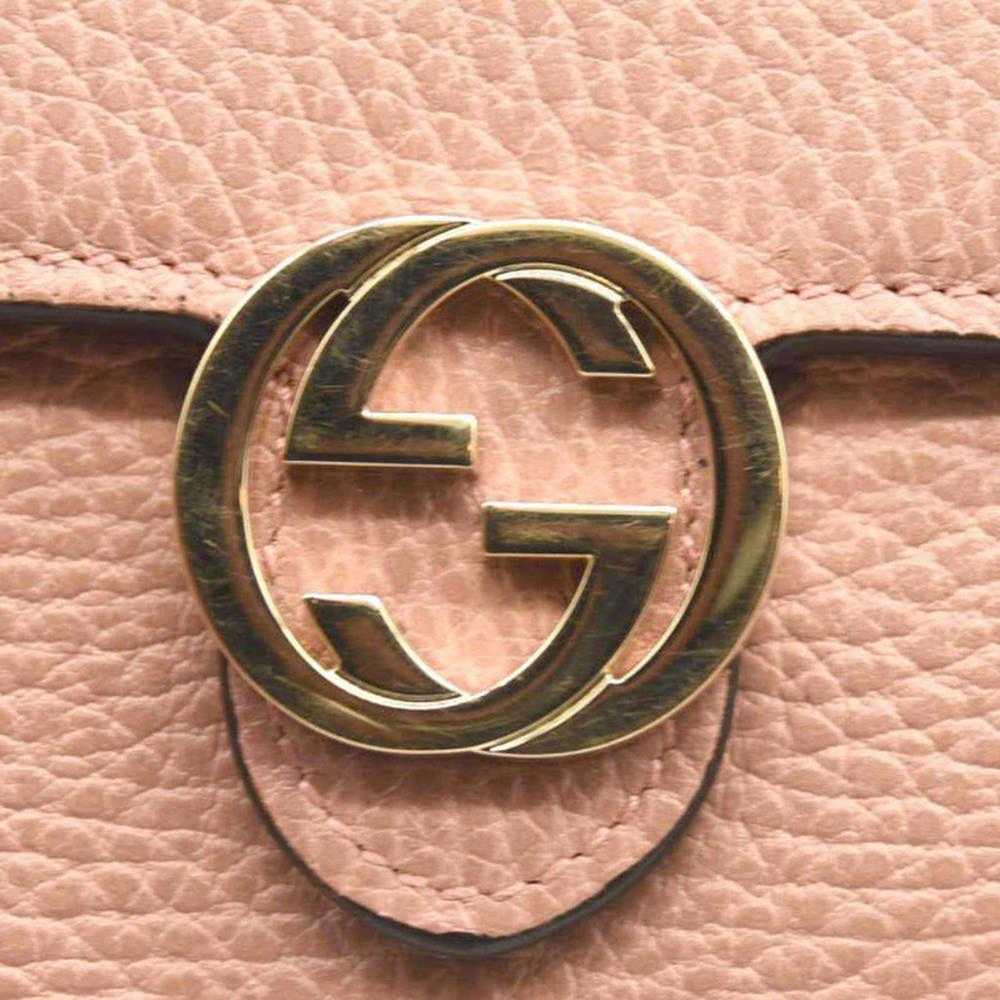 Gucci Dollar Calfskin Interlocking G Chain Wallet… - image 9