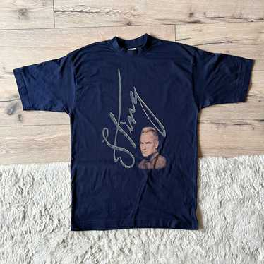 Band Tees × Sting × Vintage Sting Vintage Navy 20… - image 1