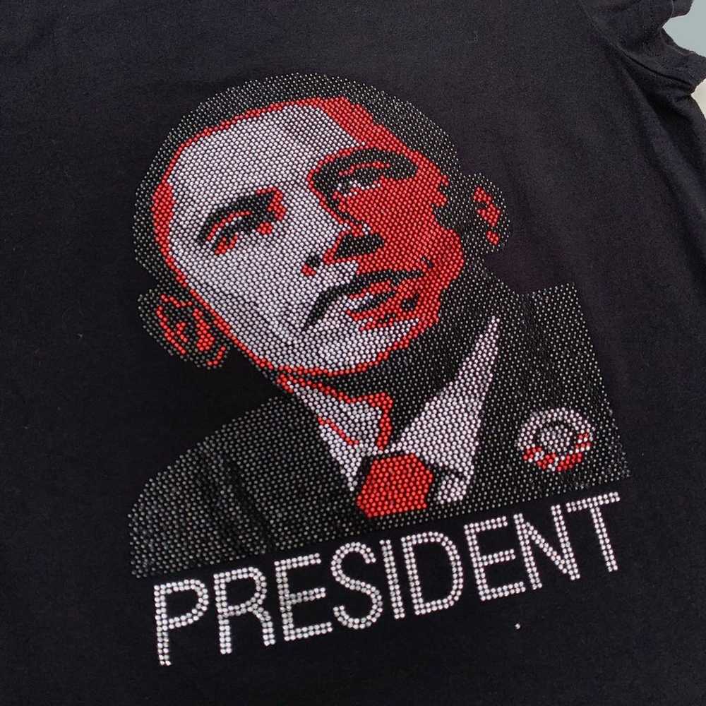 Barack Obama Rhinestone Shirt - image 2