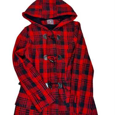 Vintage forever 21  2007 Plaid jacket coat peacoa… - image 1