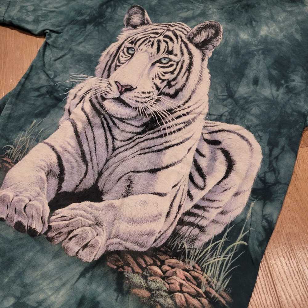 Vintage style White Tiger Tie Dye Rainforest Cafe… - image 3