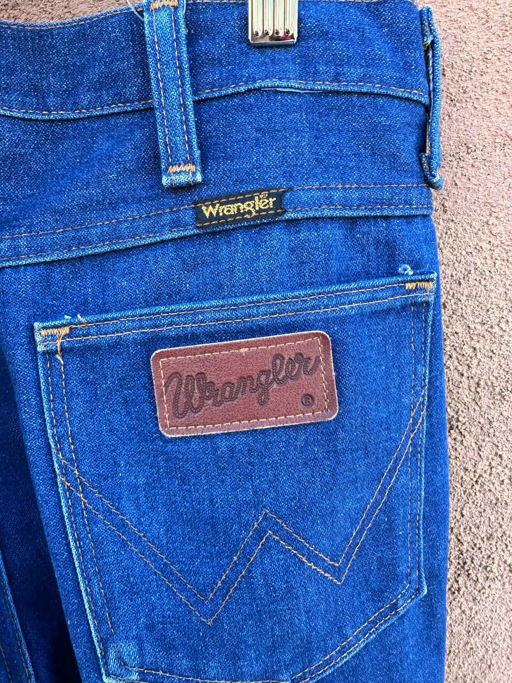 1970's Wrangler Straight Leg Jeans - 33 - Made in… - image 2