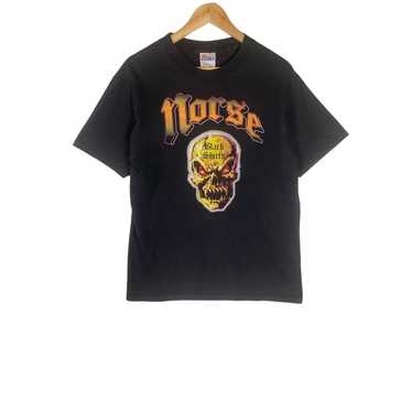 Vintage 90’s Norse Black shirts Skull Tee Shirt