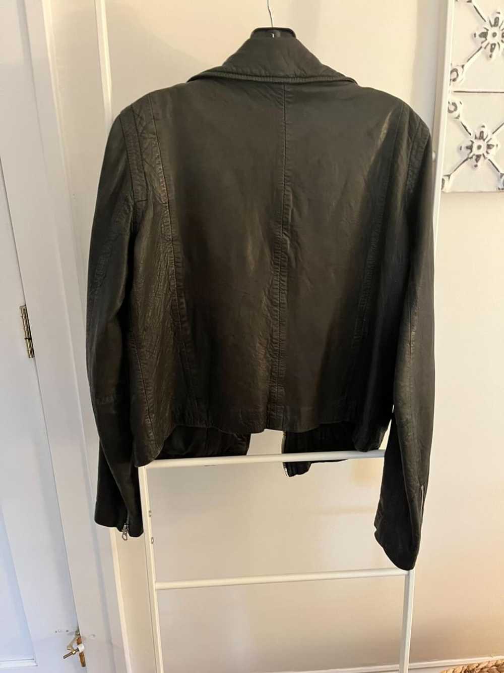Madewell The Washed Leather Motorcycle Jacket (S) - image 2