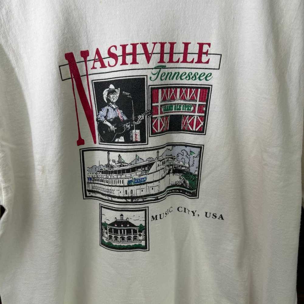 Vintage 90s Nashville Country Music T-Shirt - image 3