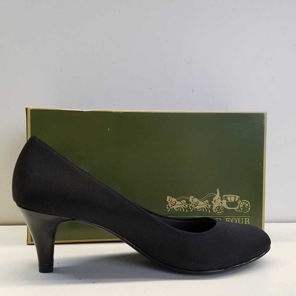 Coach And Four Black Fabric Pumps Women's US 8.5 - image 1