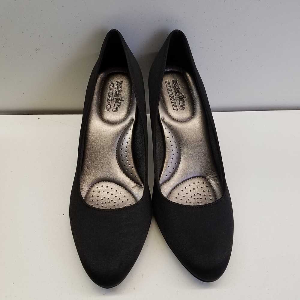 Coach And Four Black Fabric Pumps Women's US 8.5 - image 6