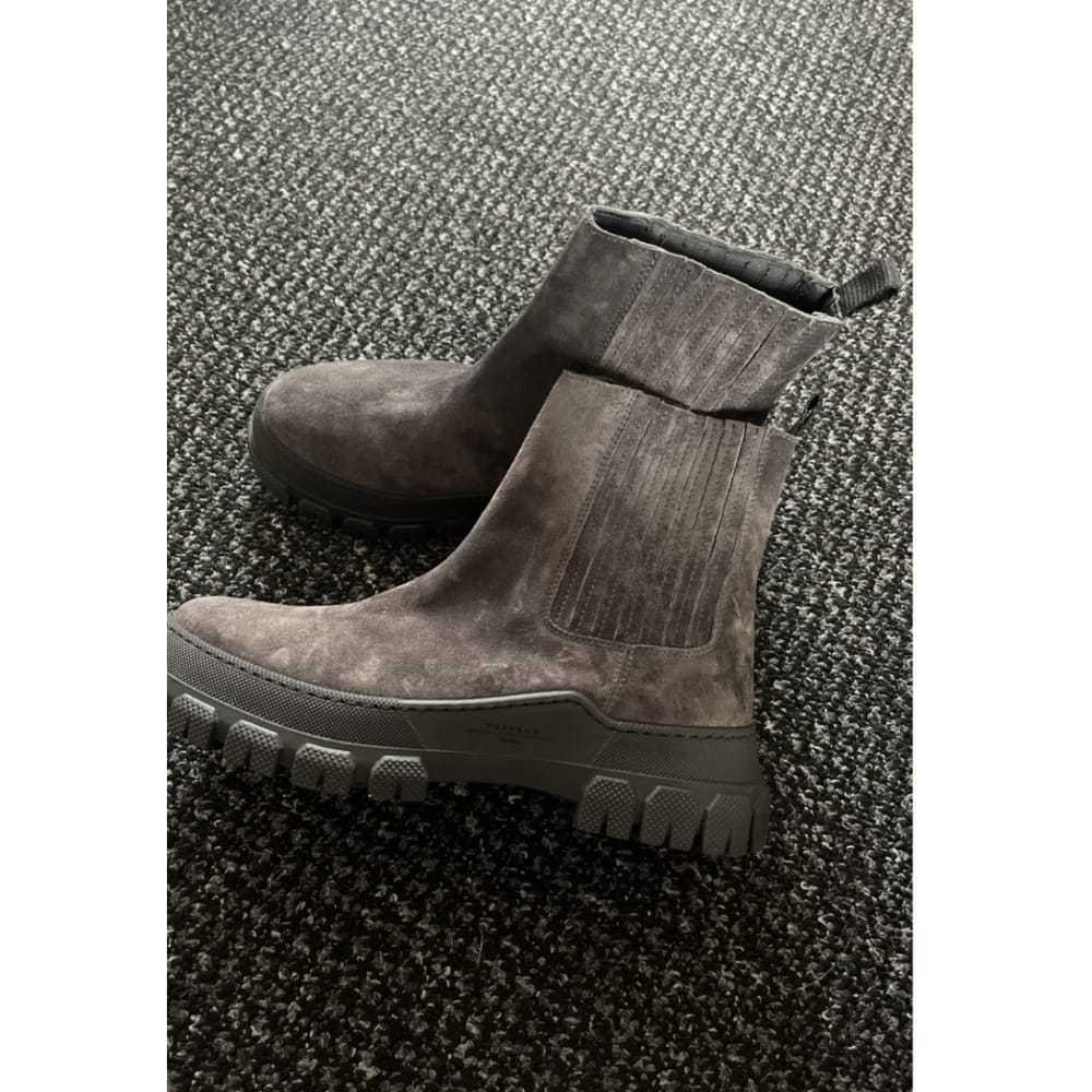 Max Mara Weekend Leather biker boots - image 2